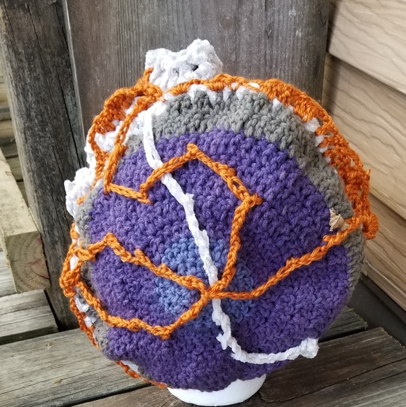 Hat Couture Funky Crochet Art Handmade - Picture 5 of 8